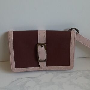 Dolce & Gabbana Elegant Brown and Pink Women's Wristlet